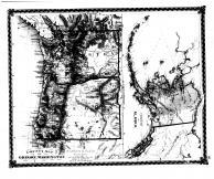 County Map of Oregon, Washinton, Alaska, Bond County 1875 Microfilm